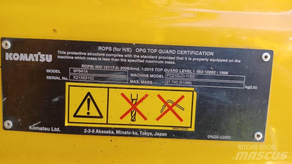 Komatsu PC210LCi-11 Excavadoras de cadenas