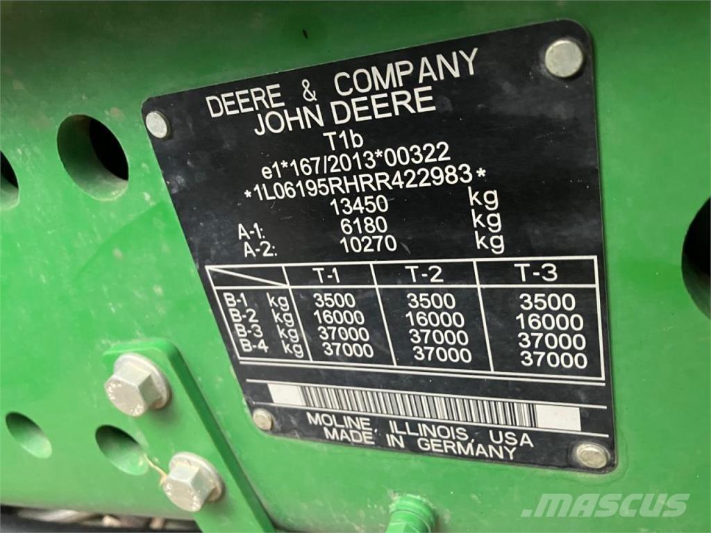 John Deere 6R 195 Tractores