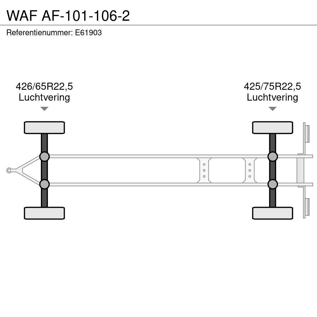  WAF AF-101-106-2 Plataforma plana/laterales abatibles