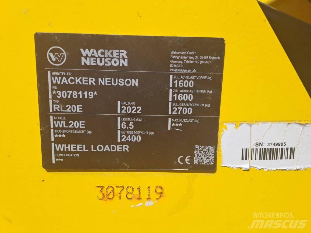 Wacker Neuson WL20e Cargadoras sobre ruedas