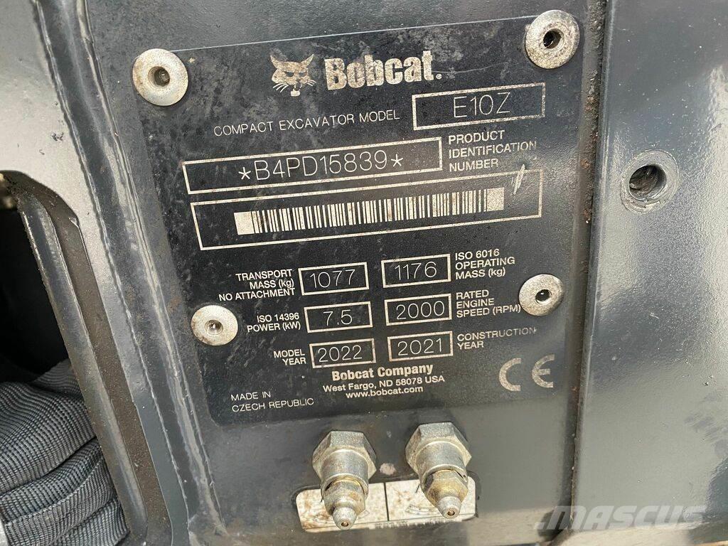 Bobcat e10z 2022 Mini excavadoras < 7t