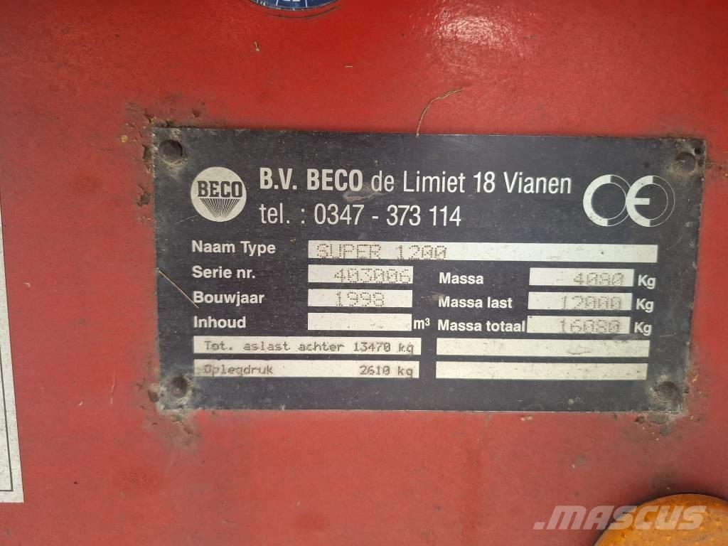 Beco Super 1200 Remolques volquete