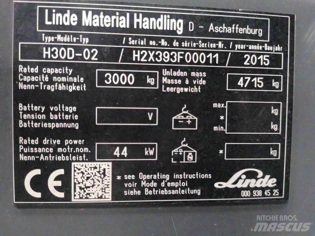 Linde H30D-02 Carretillas diesel