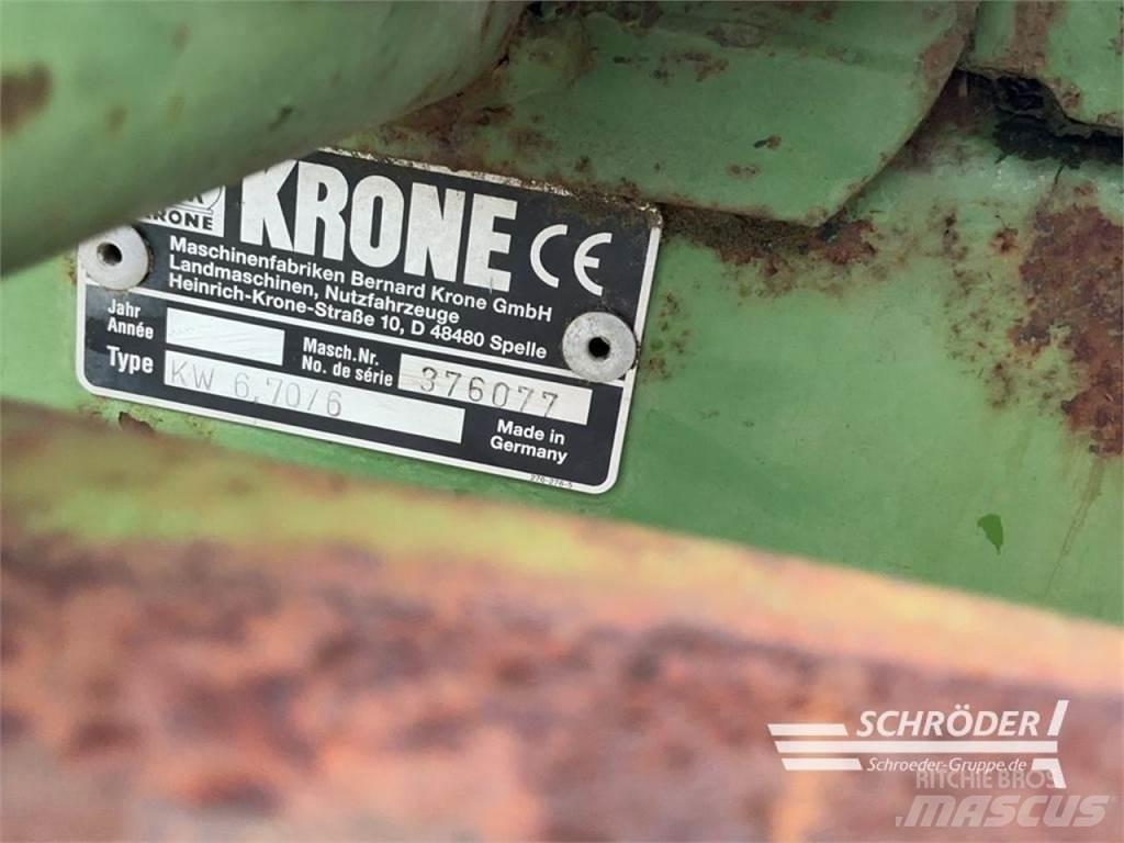 Krone KW 6.70/6 Rastrillos y henificadores