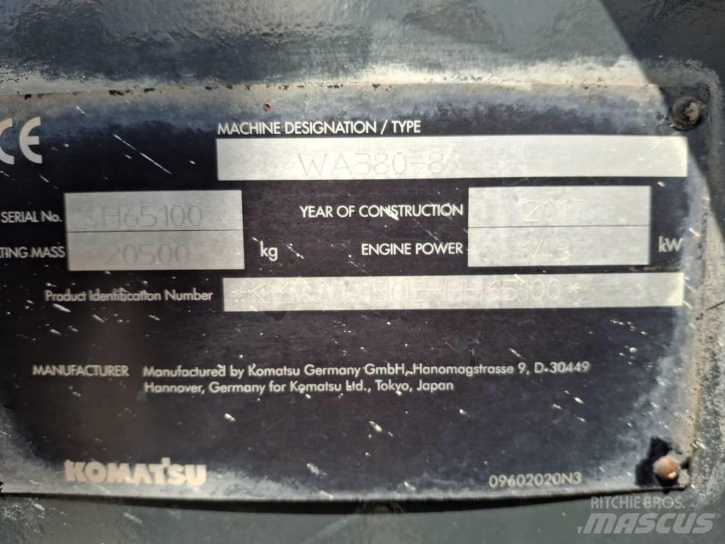 Komatsu WA 380-8 Palas cargadoras