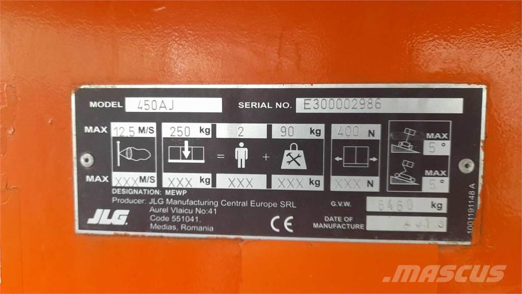 JLG 450AJSII Plataforma de trabajo articulada