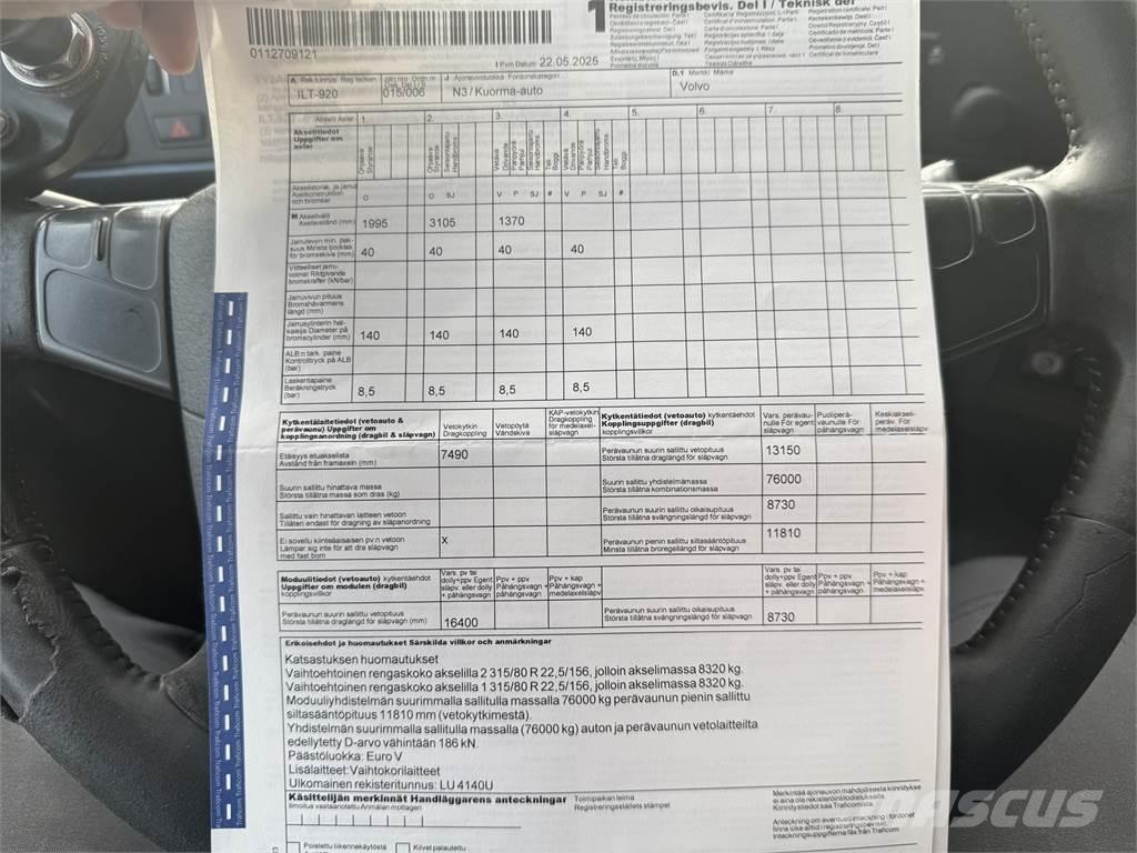 Volvo FH 540 8X4 Camiones polibrazo