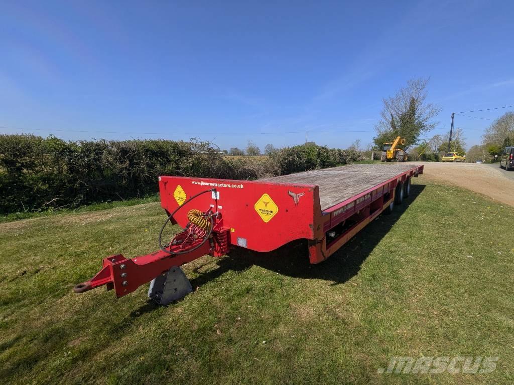 Tyrone 32FT FLATBED Plataforma plana/laterales abatibles
