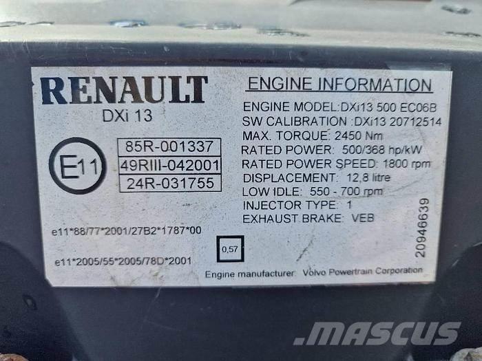  Engines DXI13 Transporte - Otros