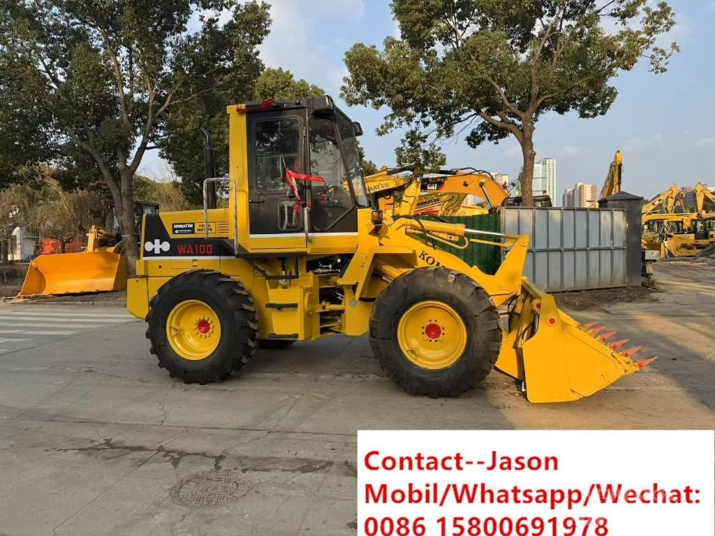 Komatsu WA 100 Cargadoras sobre ruedas