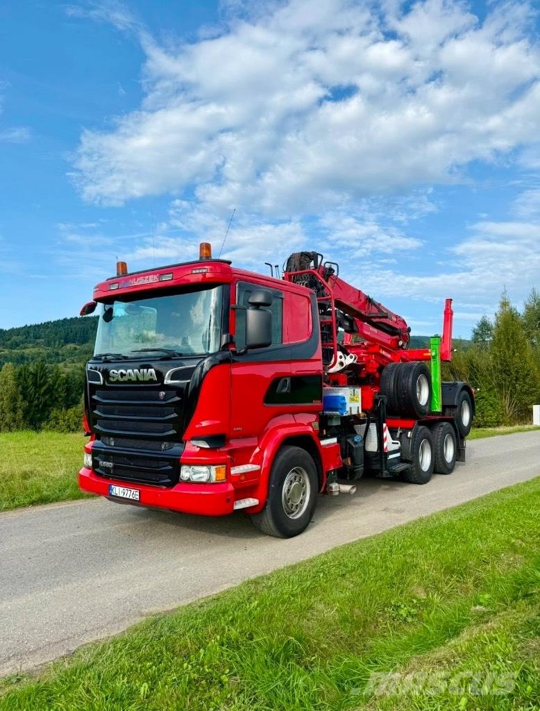 Scania R580 V8 6x4 Transporte de madera