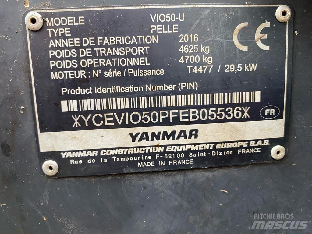 Yanmar Vio 50 U Mini excavadoras < 7t