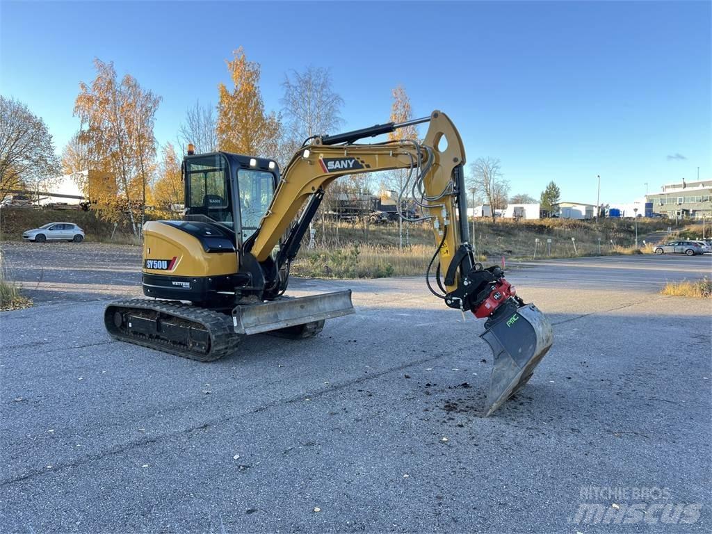 Sany SY50U Mini excavadoras < 7t