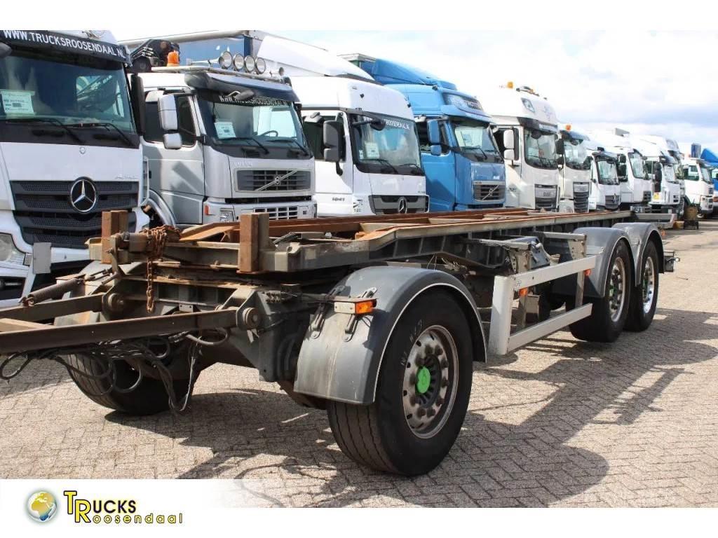 Burg 3x SAF Remolques portacontenedores