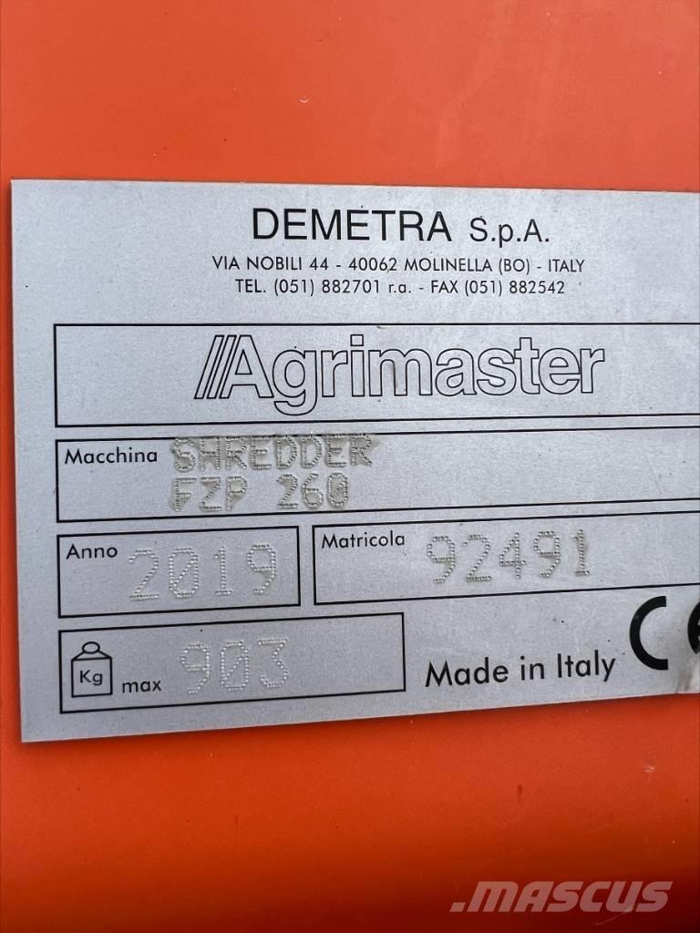 Agrimaster FZP 260 Segadoras y cortadoras de hojas para pastos