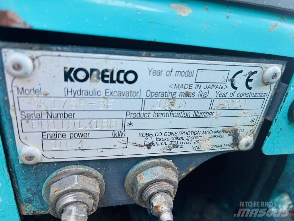 Kobelco SK 17 SR-3 Mini excavadoras < 7t