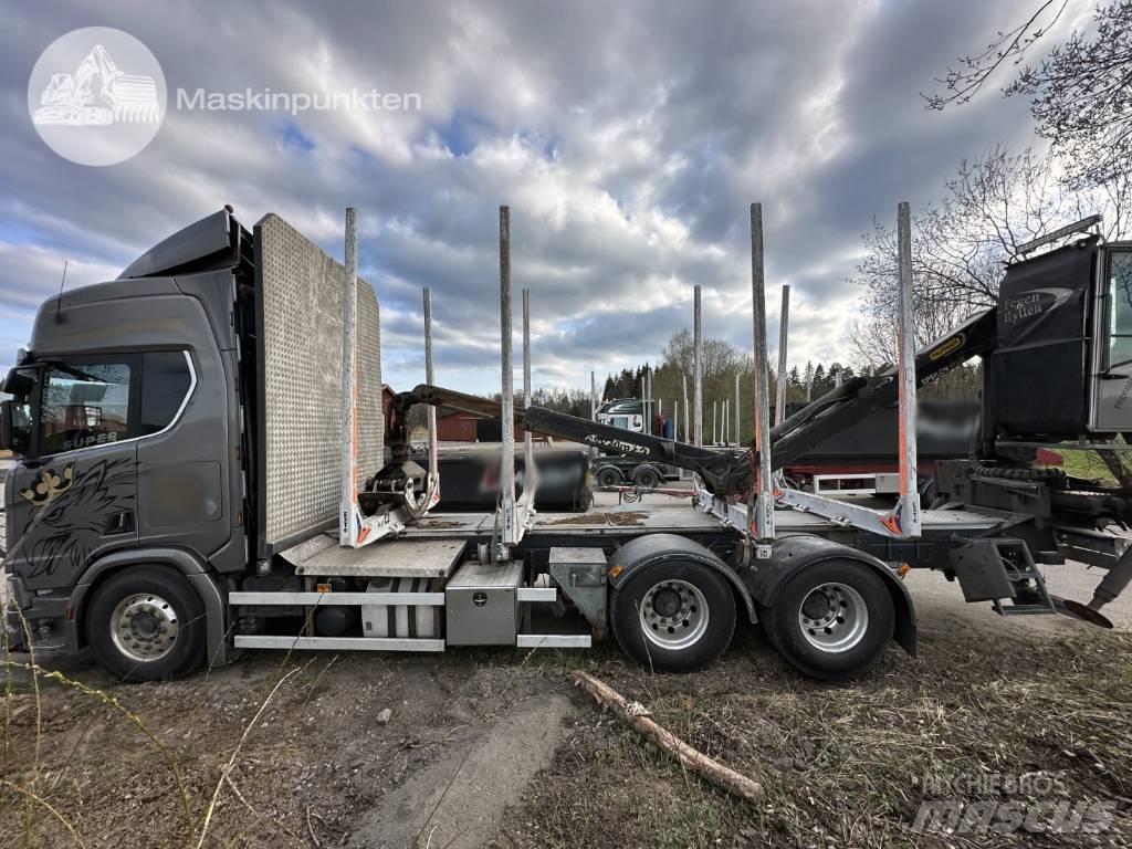 Scania R 730 Transporte de madera