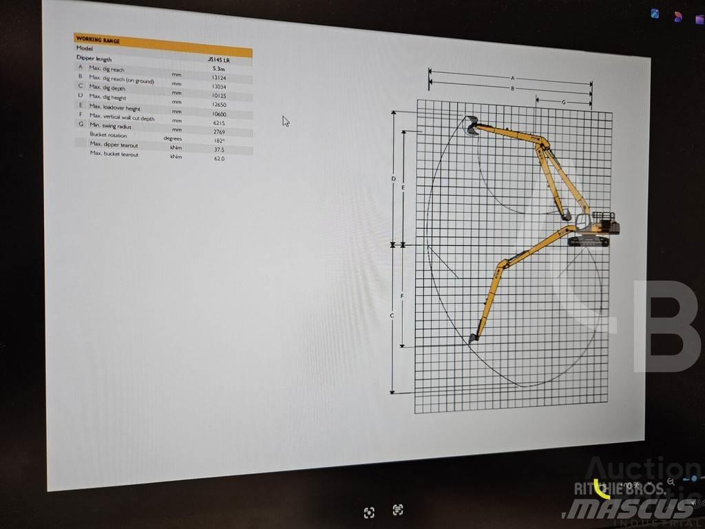 JCB JS 145 LR Excavadoras de cadenas