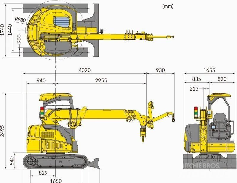 Maeda CC423-1 Grúas de oruga