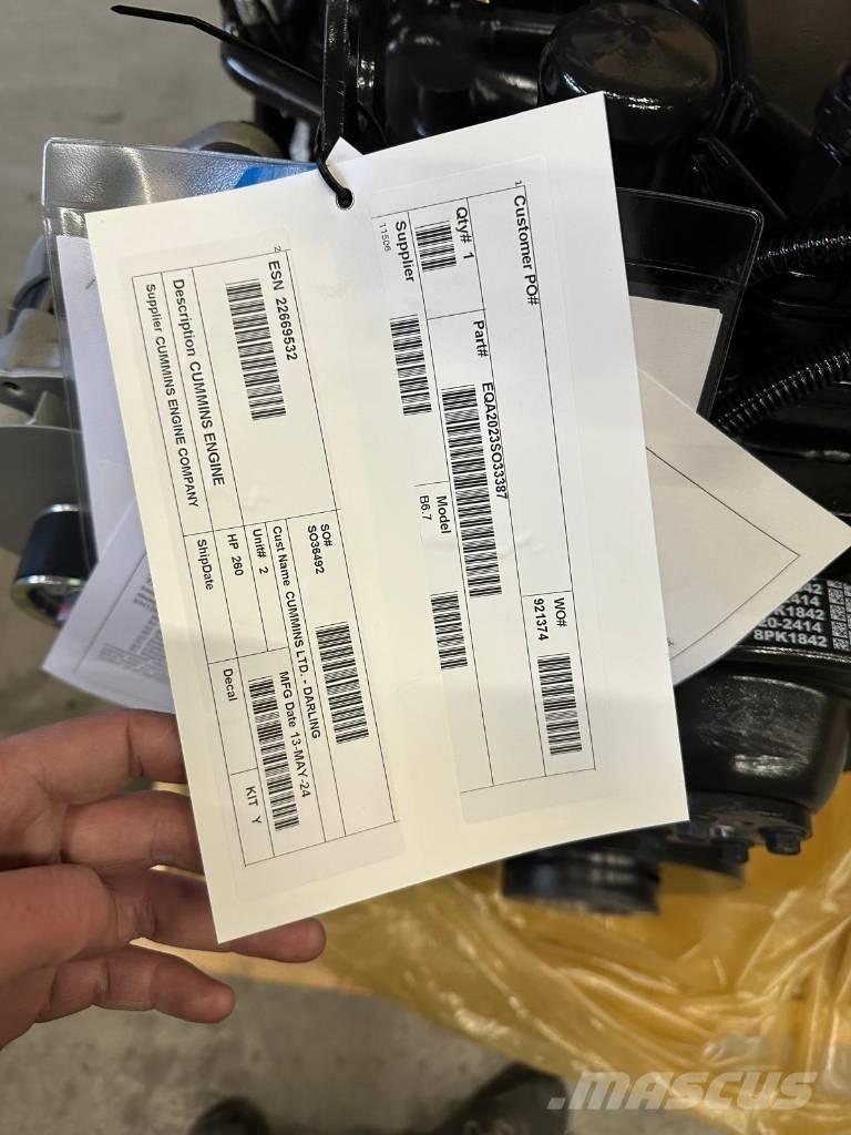 Cummins B6.7 FR95884 Agricultura - Otros