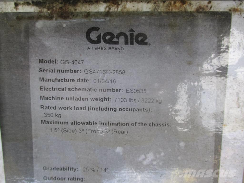 Genie GS 4047 Plataformas tijera