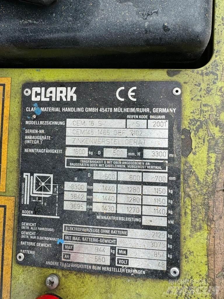 Clark CEM 16S Otras carretillas elevadoras