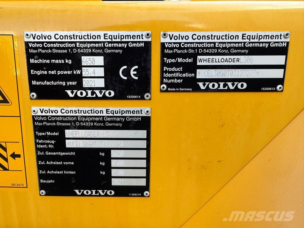 Volvo L30G Cargadoras sobre ruedas