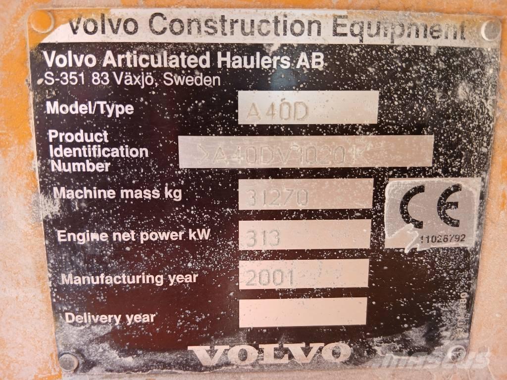 Volvo A 40 D Dúmpers articulados