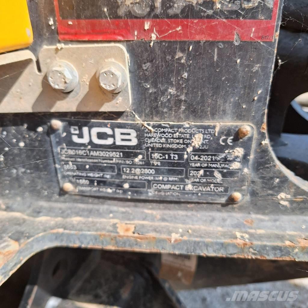 JCB 16 C-1 Mini excavadoras < 7t