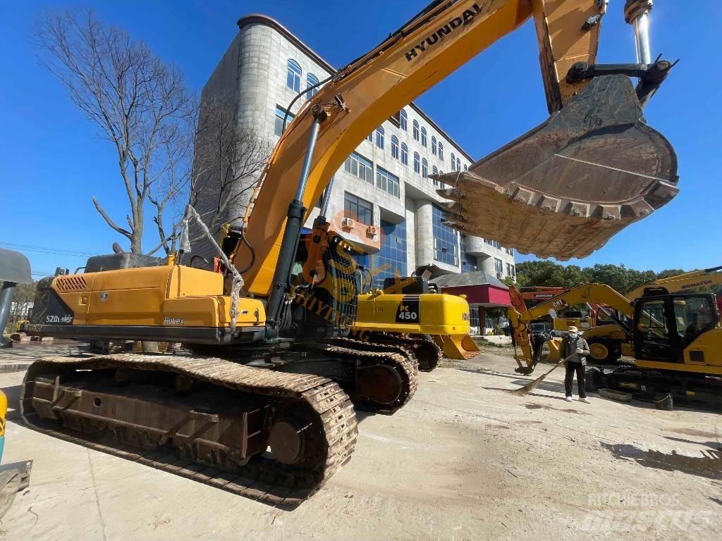 Hyundai Robex 520 VS Excavadoras de cadenas