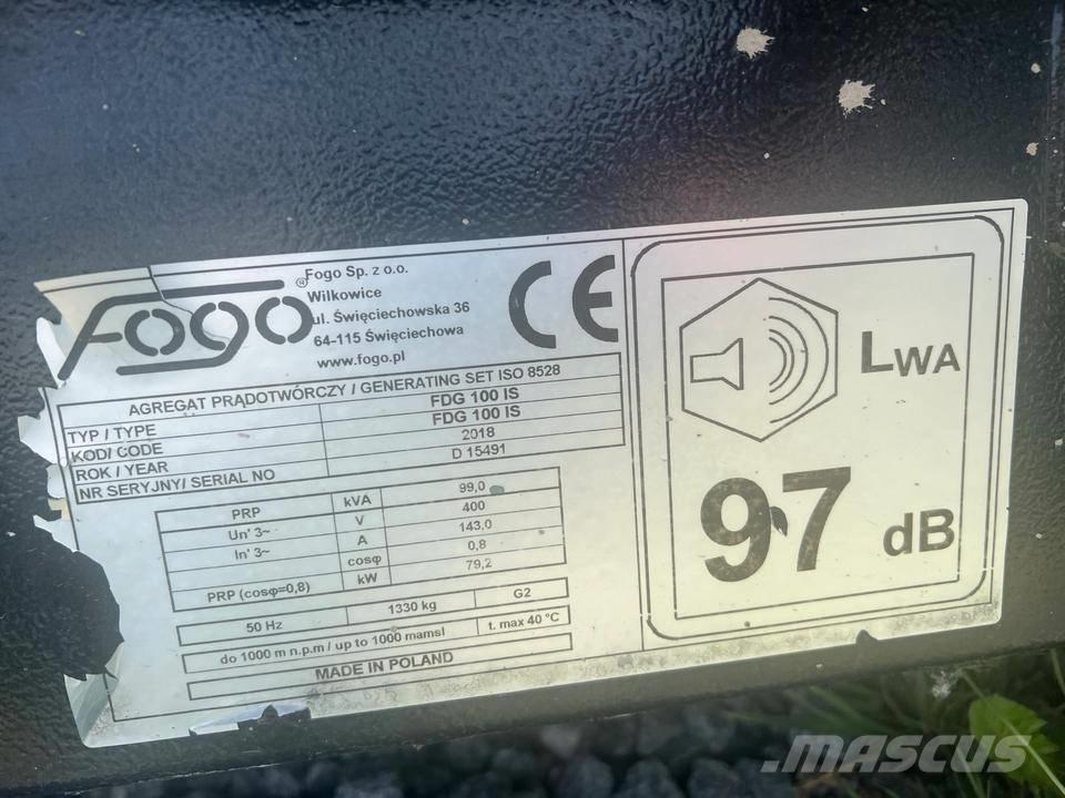 Fogo Iveco 100 KVA Generadores diesel