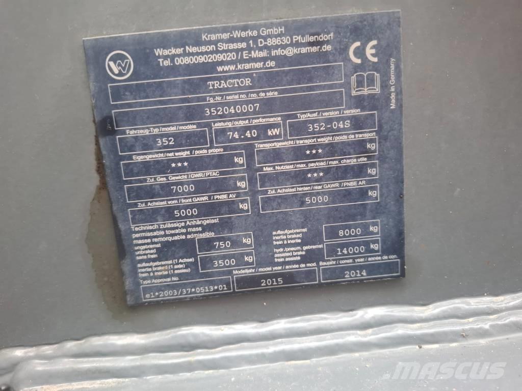 Kramer 8115 Cargadoras sobre ruedas