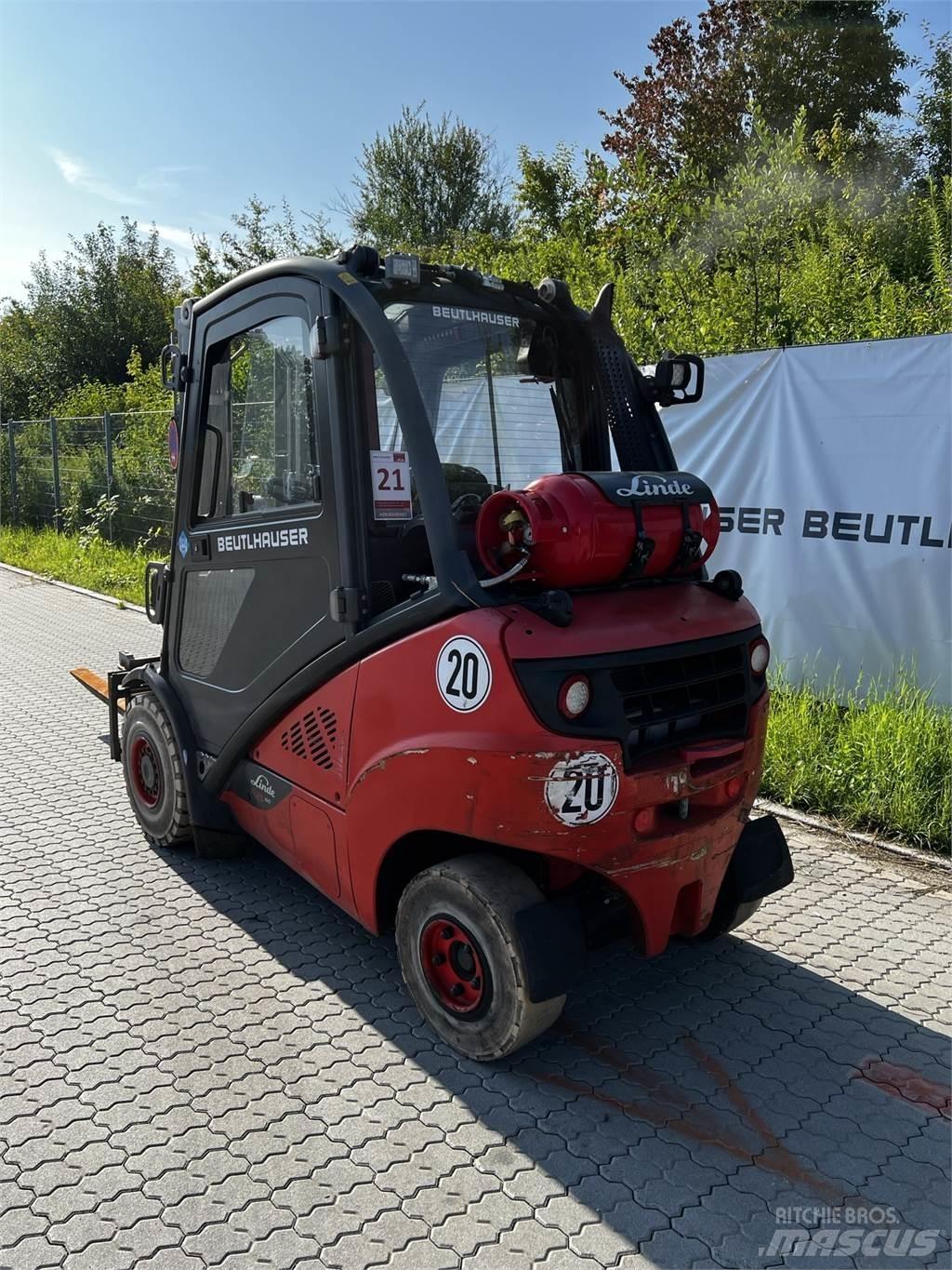 Linde H25T/600 Carretillas LPG