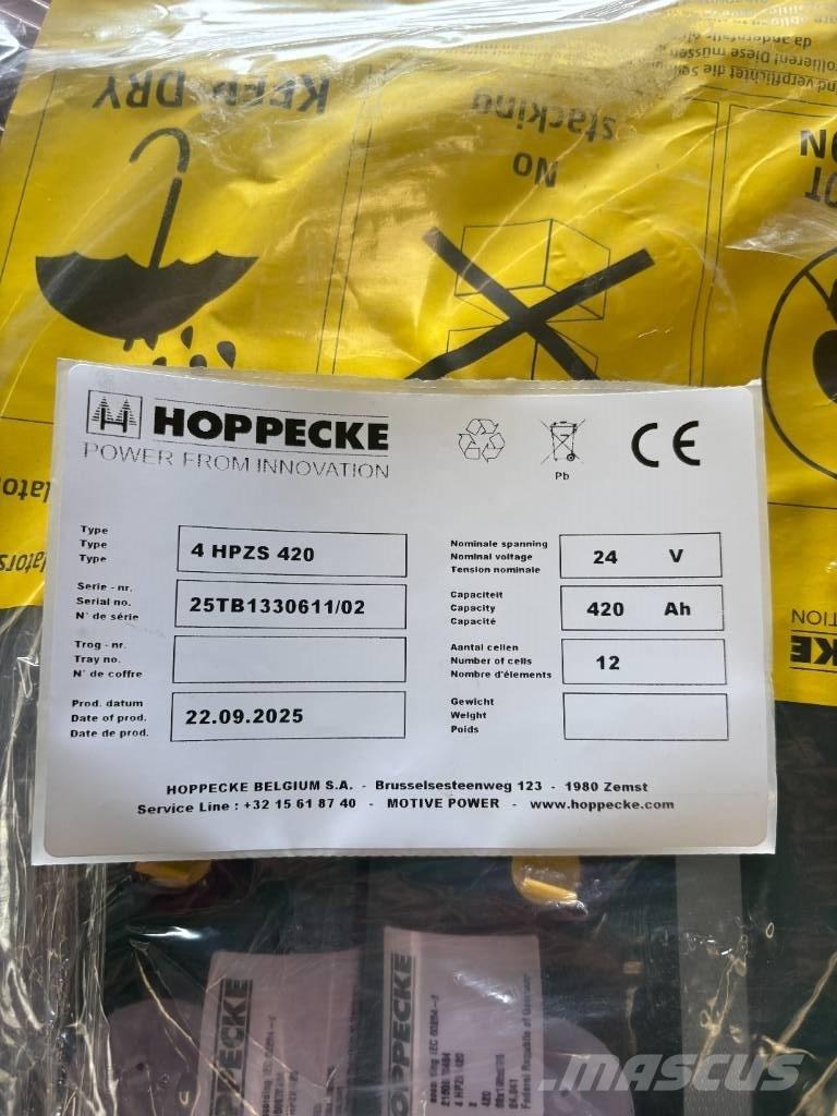 Hoppecke 4HPZS420 Baterías