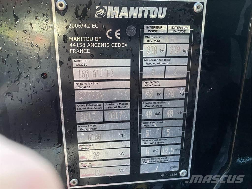 Manitou 160ATJ RC Plataforma de trabajo articulada