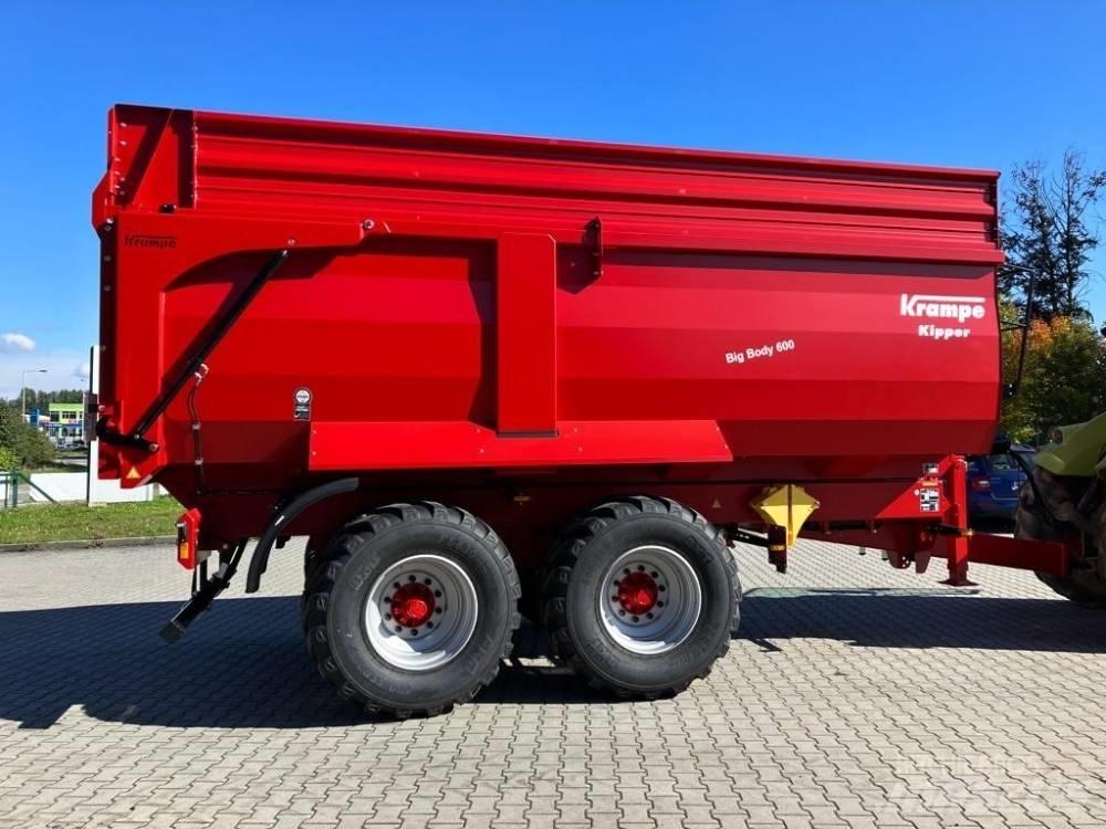 Krampe Big Body 600 Remolques volquete