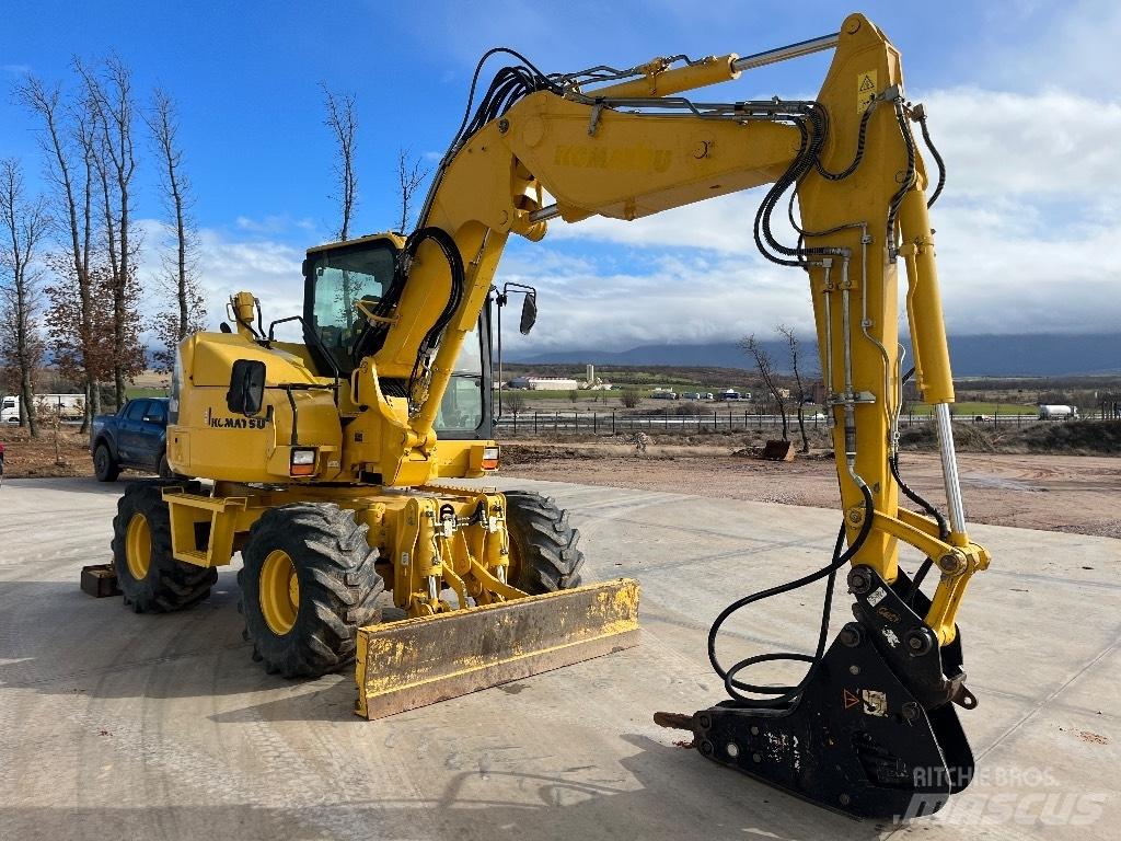 Komatsu PW 98 MR-8 Excavadoras de ruedas