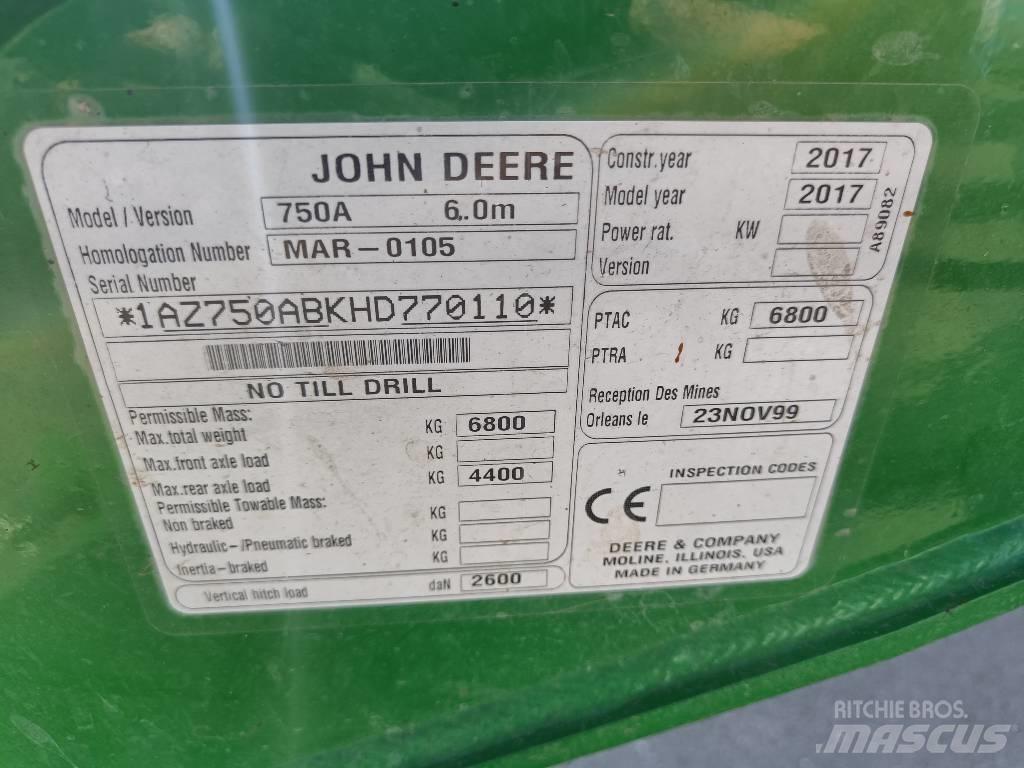 John Deere 750 A Sembradoras
