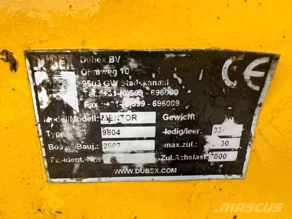 Dubex Mentor 9804 Pulverizadores arrastrados