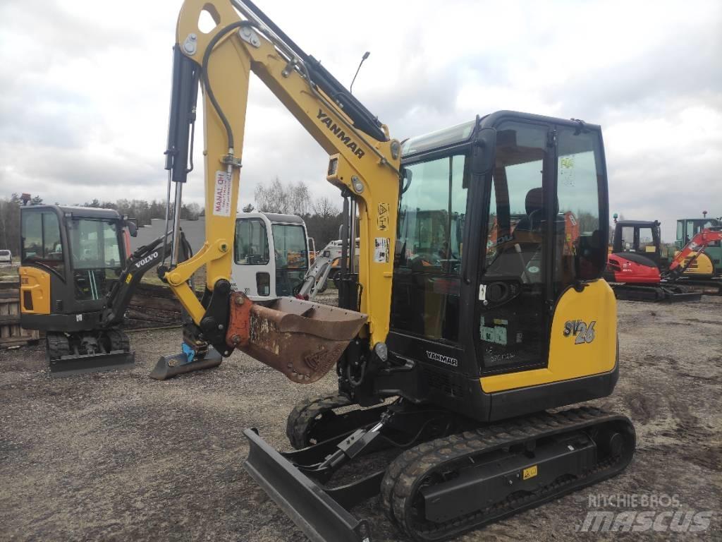 Yanmar SV 26 2017r Mini excavadoras < 7t