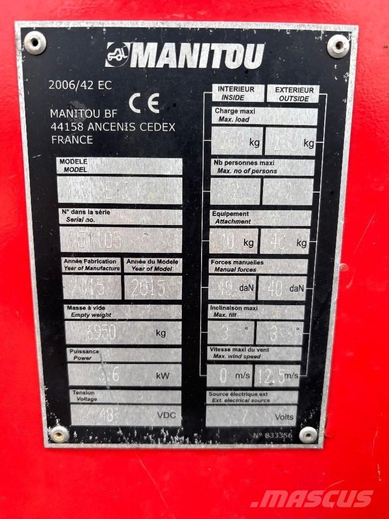 Manitou 170 AETJL Plataforma de trabajo articulada