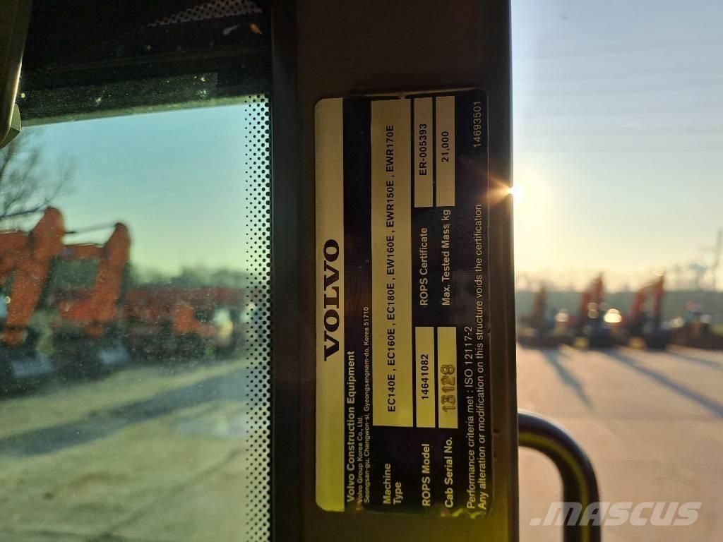 Volvo EW160E Excavadoras de ruedas