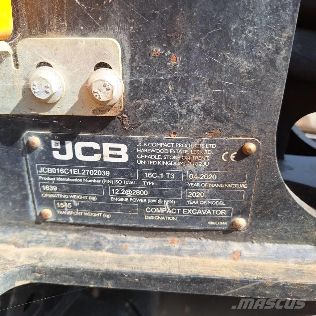 JCB 16 C-1 Mini excavadoras < 7t