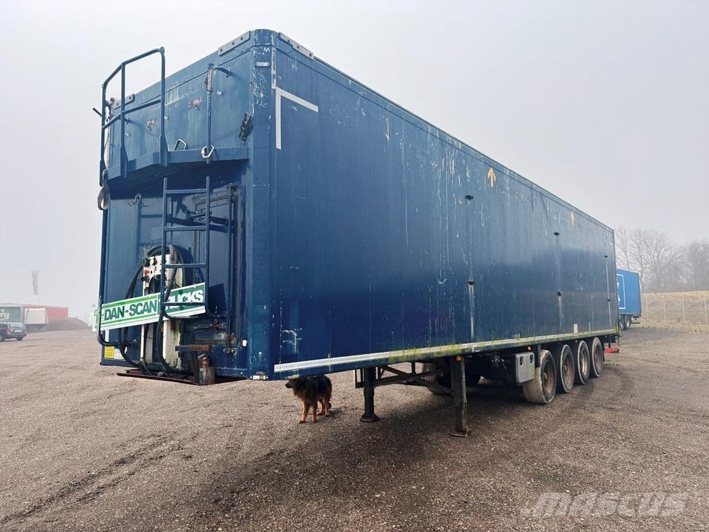 Kel-Berg 4 aksl. Semirremolques volquete para virutas de madera