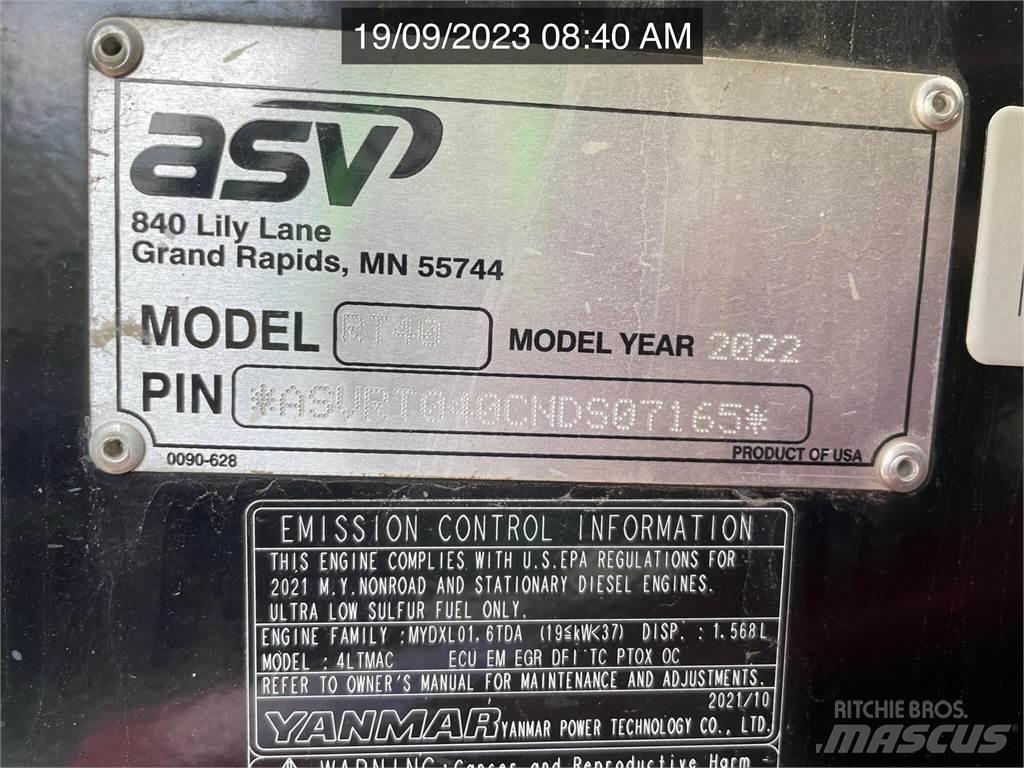 ASV POSI-TRACK RT40 Minicargadoras
