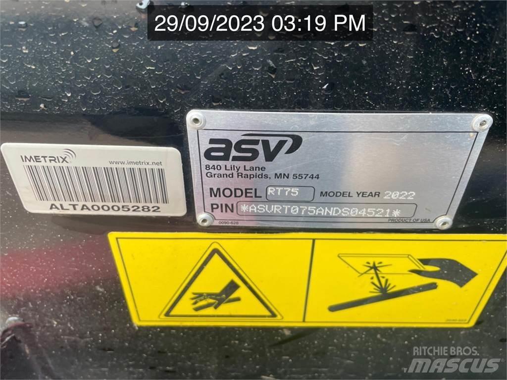 ASV POSI-TRACK RT75 Minicargadoras