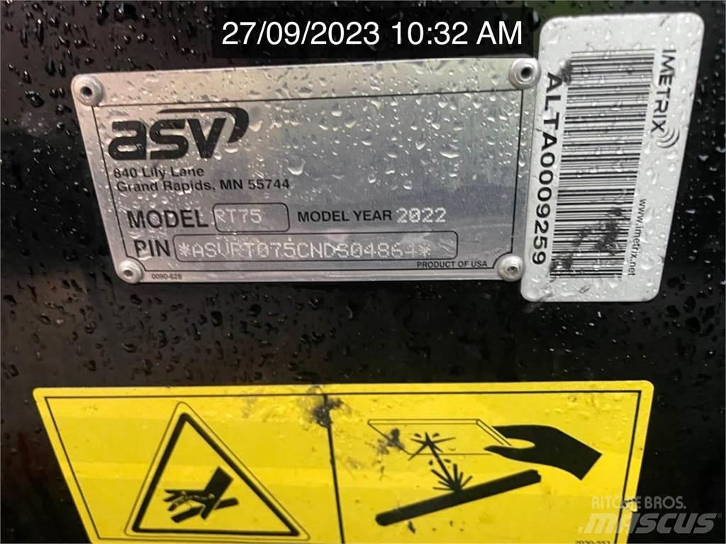 ASV POSI-TRACK RT75 Minicargadoras