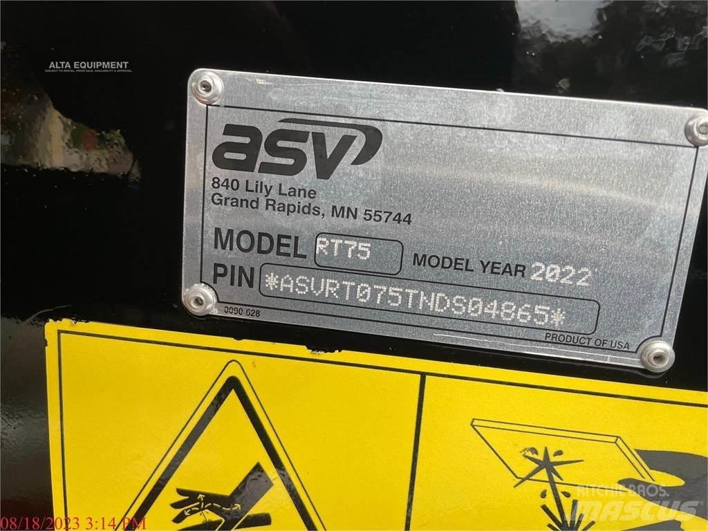 ASV POSI-TRACK RT75 Minicargadoras
