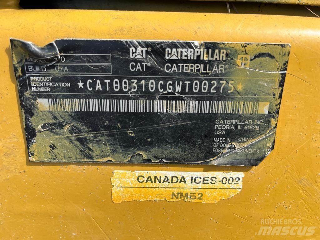 CAT 310 Excavadoras de cadenas