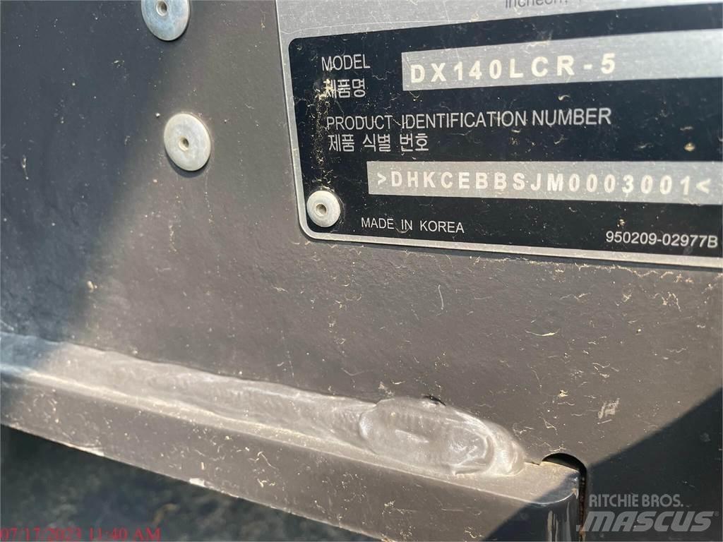 Doosan DX140 LC-5 Excavadoras de cadenas